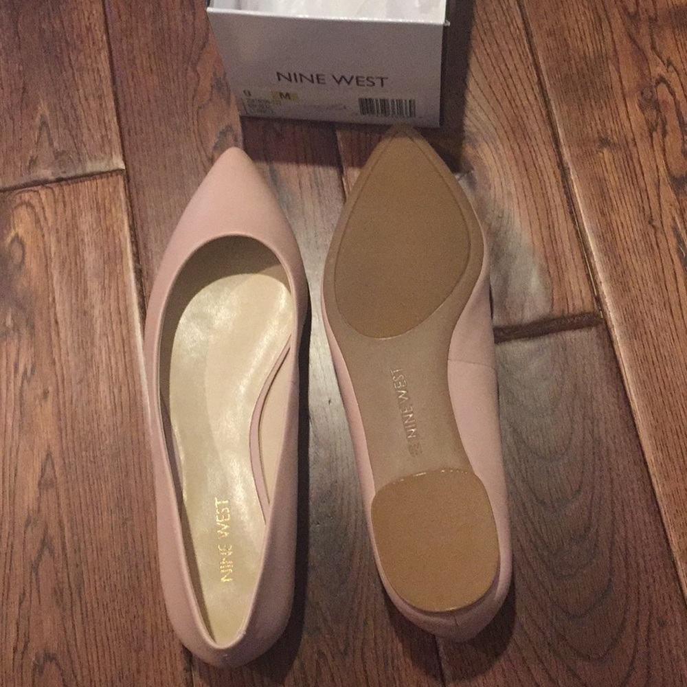 Nine West NWT pointy toe leather shoe